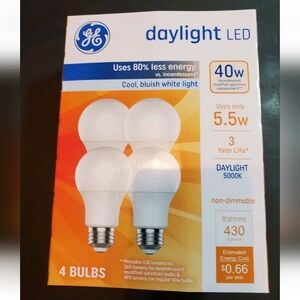 GE Daylight LED Light Bulbs